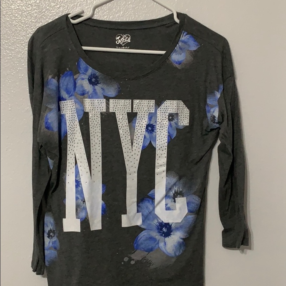 Justice Girls NYC Long-Sleeve Tee